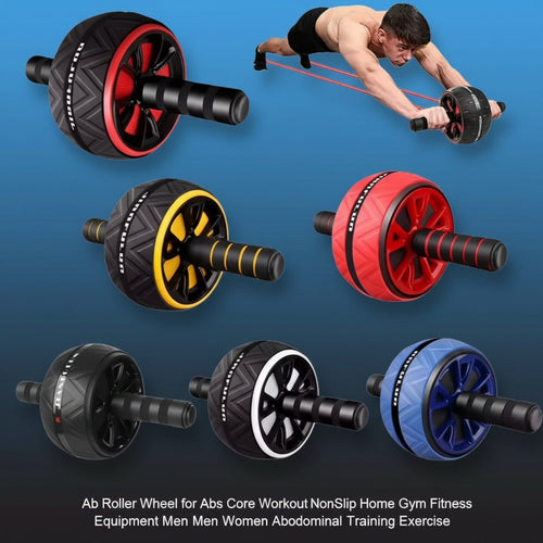 Ab Roller Wheel for Abs Core Workout Non-Slip Home Gym Fitness Equipment Men Women Abdominal Training Exercise